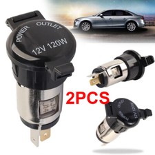 12V 10A 120W Car Boat Tractor Cigarette Lighter Power Plug Socket Outlet Plug F