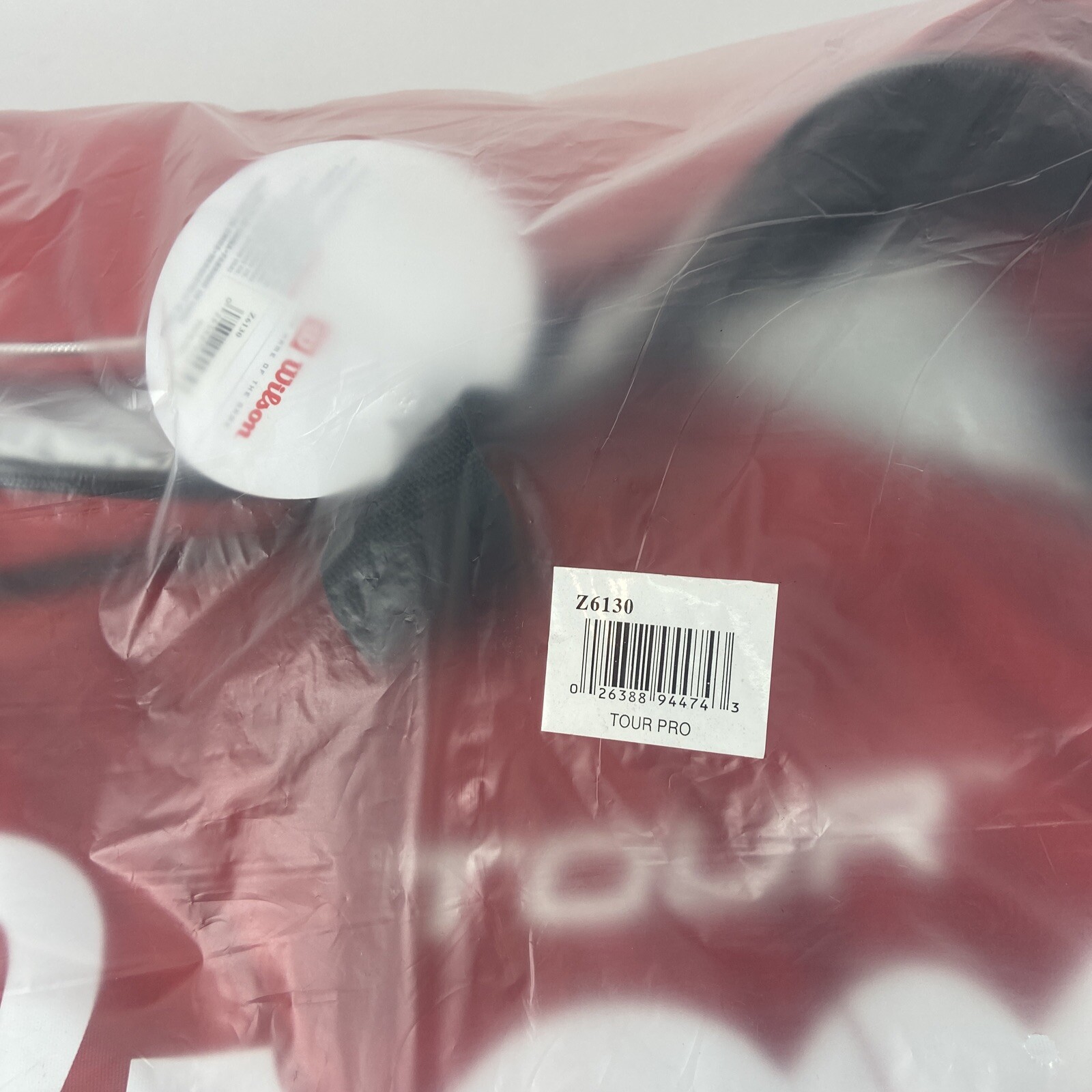 Wilson Tour Insulated  Red and White Tennis Racket Bag 4-6 Rackets New!