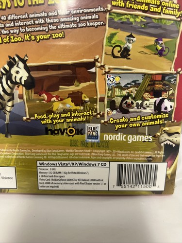 World of Zoo Jungle Kartz (PC Windows vista/ XP/ 7) New In Sealed Case - Picture 5 of 6