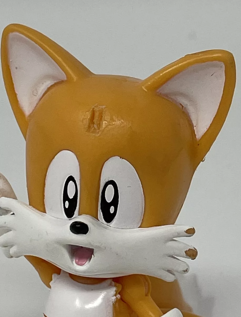 Sonic Hedgehog Classic Tails Action Figure 3” Inch Sega Posable RARE.