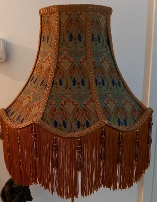  EINZIGARTIGER MASSGESCHNEIDERTER STANDARD 22'' LAMPENSCHIRM LIBERTY lANTHE STOFF SO WUNDERSCHÖN