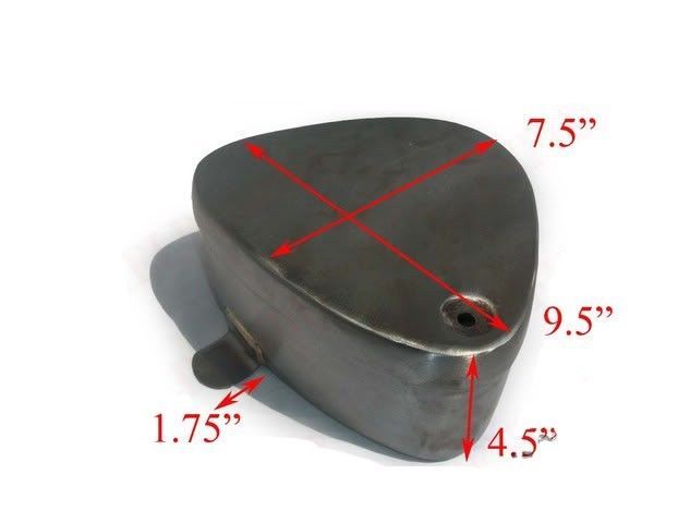 Plaquettes Genou En Caoutchouc Noir Pour BSA M20, M21, M23 - Compatible Royal Enfield - Neuf