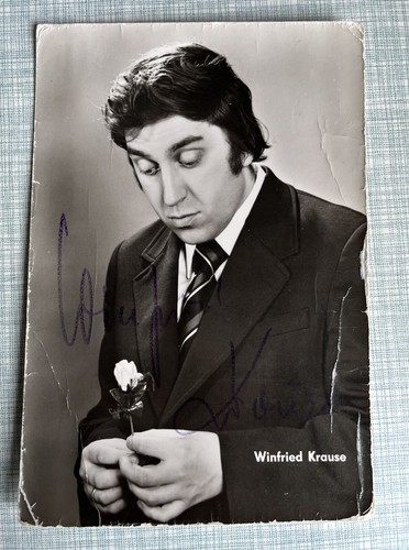 Original Winfried Krause Autogramm Karte