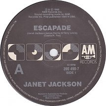 Janet Jackson "Escapade" 1989 A&M Oz 7" 45rpm - Picture 1 of 3