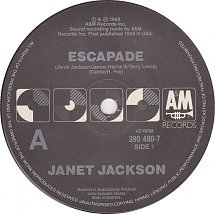 Janet Jackson "Escapade" 1989 A&M Oz 7" 45rpm - Picture 1 of 1