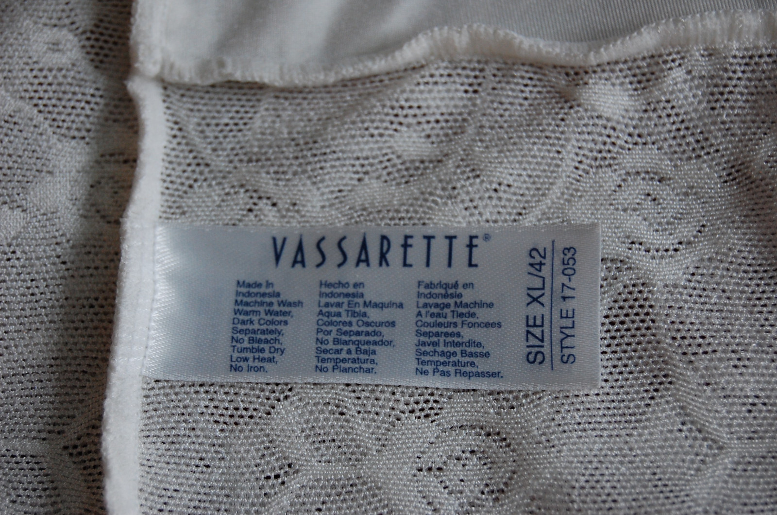 NWT VTG 90s 3 VASSARETTE 48001 SHINY HICUT CONTROL PANTY XL32W