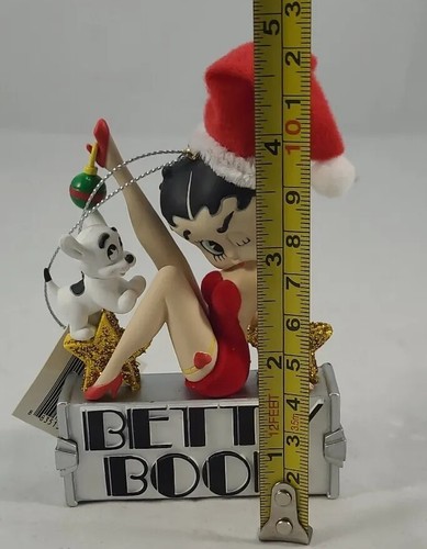 American Greetings Betty Boop con adorno de Navidad para cachorros con sonido probado NUEVO EN CAJA - Imagen 10 de 11