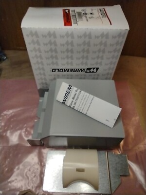 Wiremold G4010DFO, FiberReady Entrance Fitting, Surface Metal Raceway, Gray