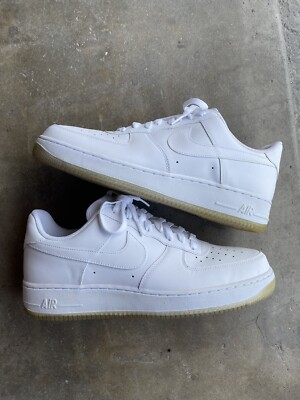 VTG Nike Air Force 1 '07 Men's Size 12 White Clear AF1 315122-996