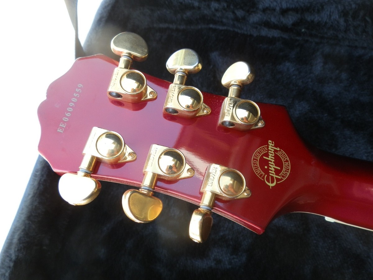 EPIPHONE SG LES PAUL CUSTOM W/ 3 PICKUPS,1963 LES PAUL MODELW/CASE