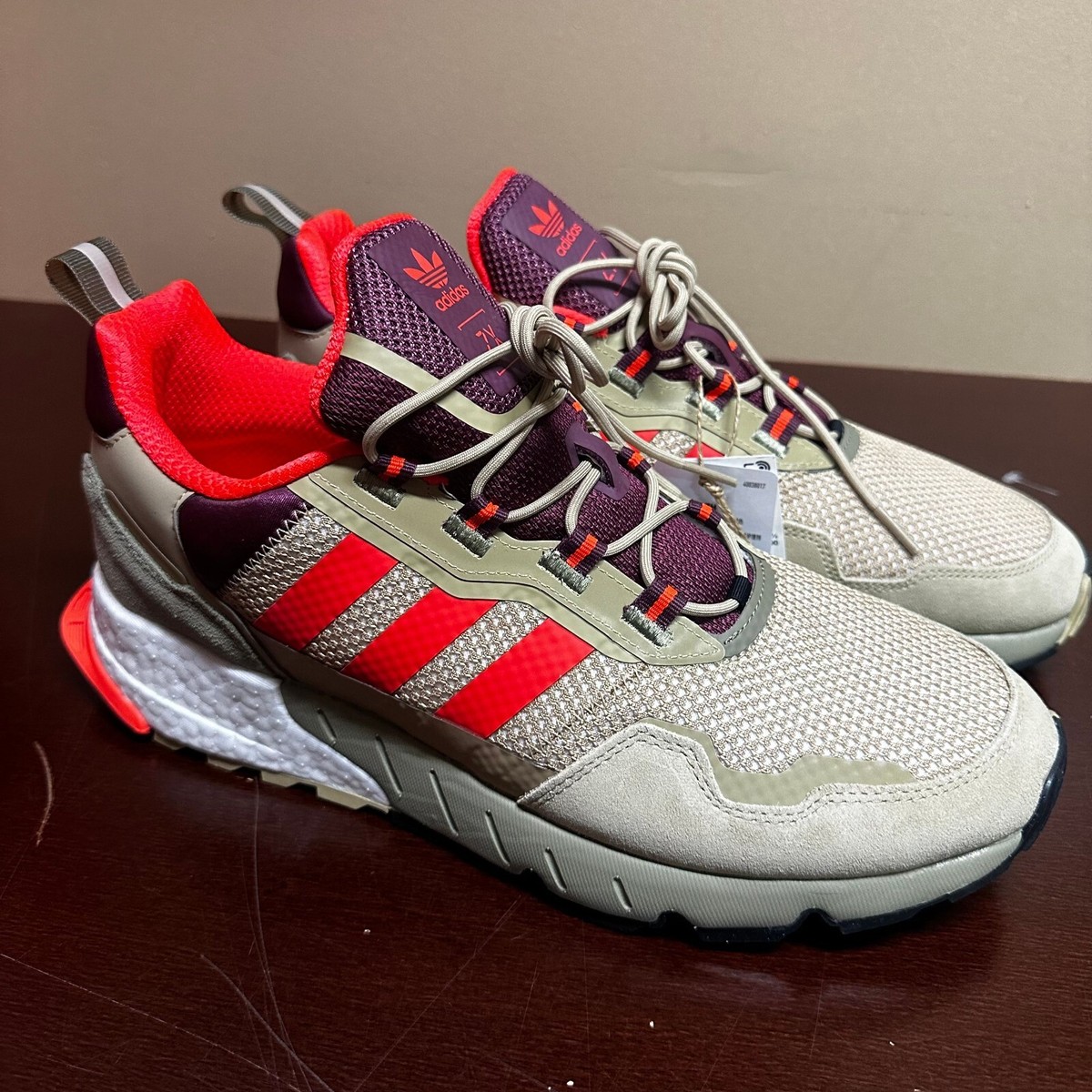 Adidas Mens Beige Originals ZX 1K Boost H00429 Comfort