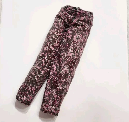 BARBIE DOLL CLOTHES KEN PANTS BOTTOMS VTG DARK RED DENIM GOOD CONDITION