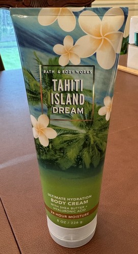 BATH & BODY WORKS TAHITI ISLAND DREAM BODY CREAM 8 OZ