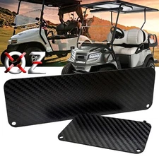 Carbon Fiber Dash Plate & Golf Ball Holder Cover EZGO TXT PDS Electric Cart