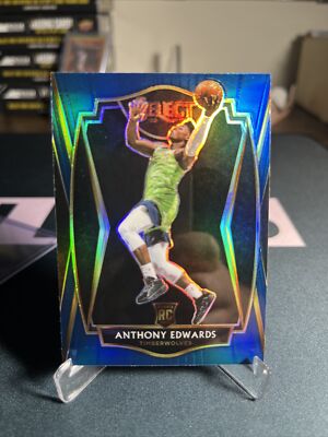 Anthony Edwards 2020-21 Select Silver Retail Prizm Premier Level Rookie #169