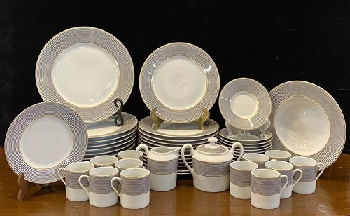 Raynaud Ceralene Crinoline Black 6 1/2" Bread Plate Limoges France 1990 BH235C - Picture 5 of 5