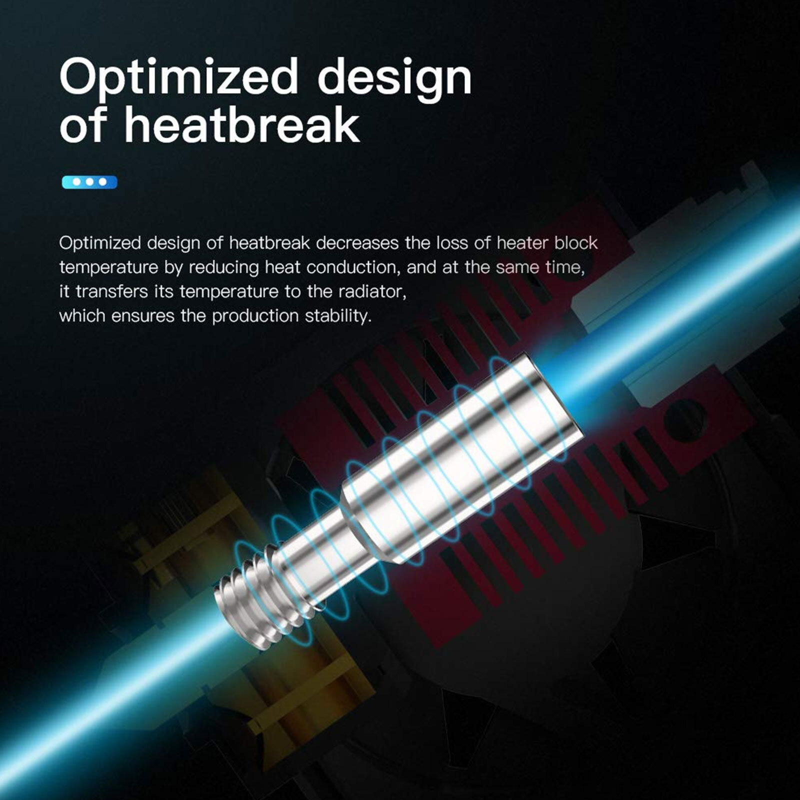 3D Printer Parts for Creality Ender 3 3 Pro 5 Extruder Heater Hot End