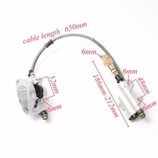 Rear Brake Cylinder Caliper Assembly for 50cc 110 125CC 150cc ATV Quad Go kart