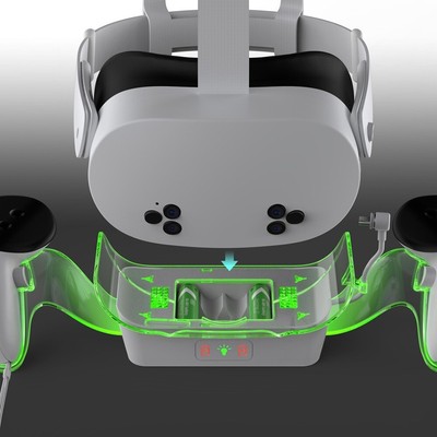 Charging Dock Compatible With For Meta Quest3S Fast And Efficient Design