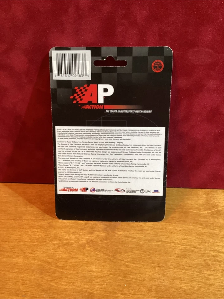 Acción NASCAR Jeff Gordon #24 2002 escala 1/64 diecast edición limitada Foto 2 de 2