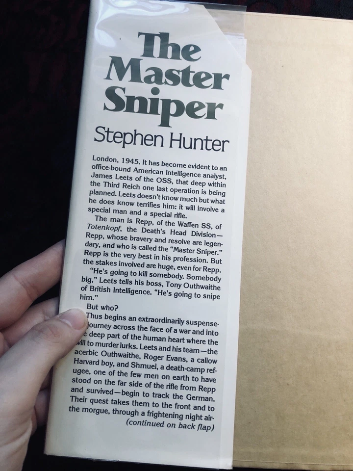 1980 - The Master Sniper - Hunter - First Edition - Vintage Novel Foto 3 de 4