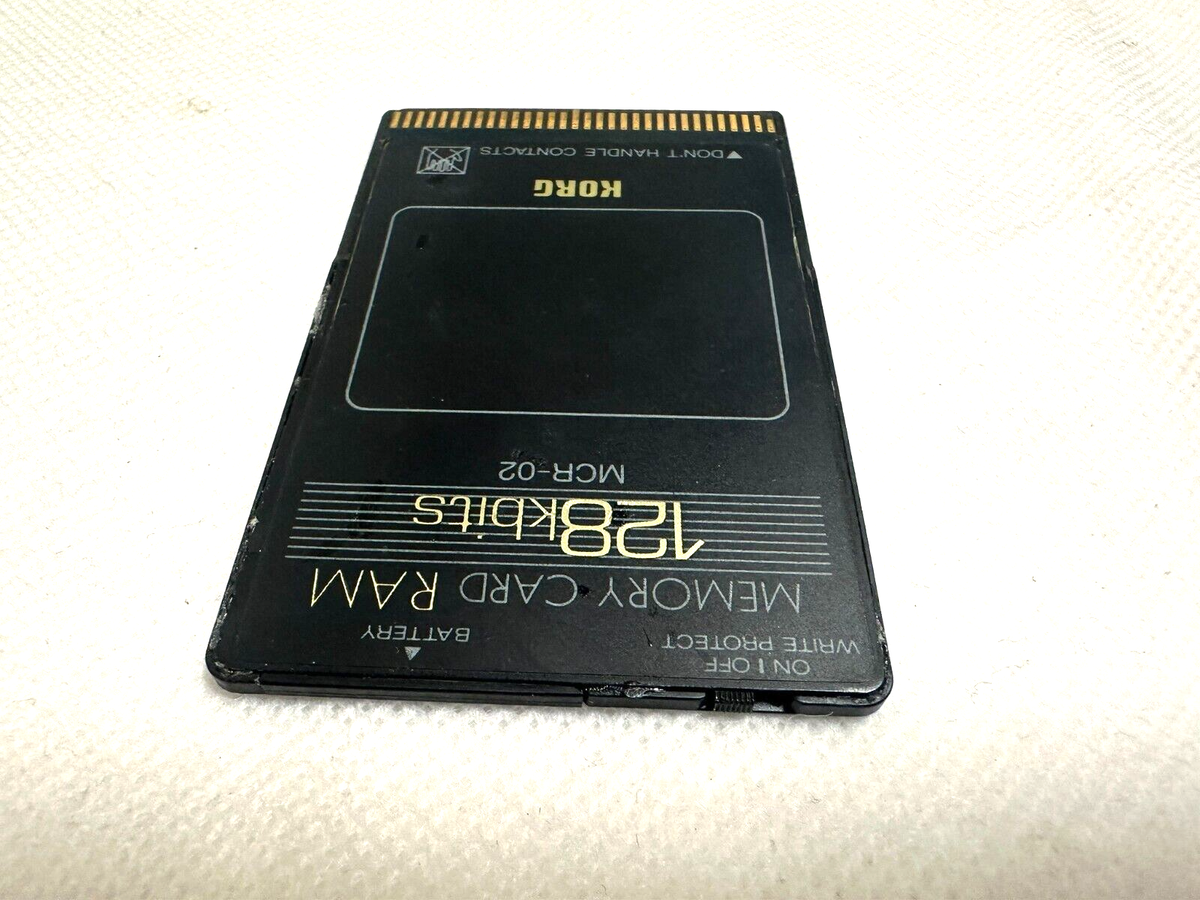 動作品☆KORG MCR-03 MEMORY CARD RAM 256bytes Korg Mcr-03 Memory Card 256kbits 256 Kbits RAM for sale