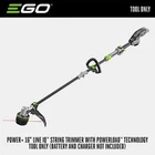 EGO POWER+ 16" LINE IQ Cordless String Trimmer ST1620T POWERLOAD Tool Only NEW