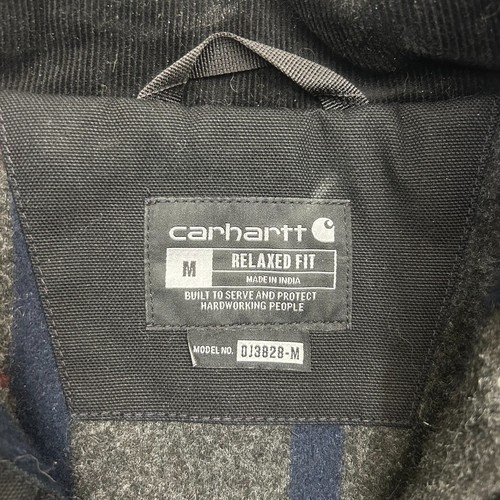 Carhartt Relaxed Fit Blanket Lined Detroit Jacket Mens M Black Workwear 103828 - Picture 6 of 10