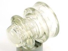 Vintage Collectible Armstrong S-61 51-C1 Clear Glass Insulator Made In USA (JP)
