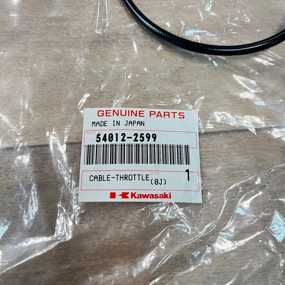 CABLE ACELERADOR KAWASAKI OEM NOS / 54012-2599 / Motor pequeño Foto 2 de 2