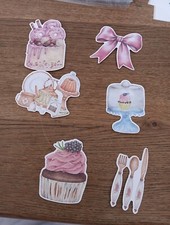 6X PAPER DIE CUTS FOR SCRAPBOOKING/JOURNALS MIXED PD139 