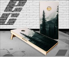 Mountains Cornhole Boards Bean Bag Toss Game