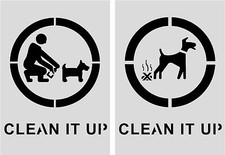 Clean it Up Stencil