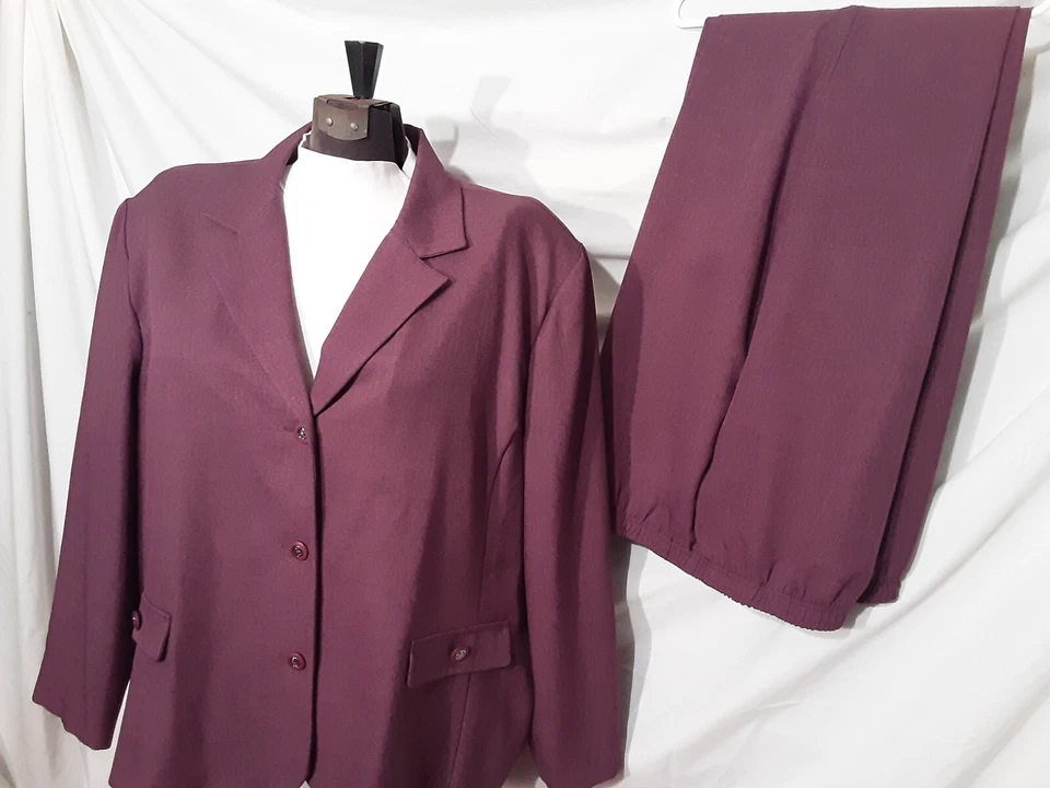 NIkki Russet Marrón 8Y72 Talla 26 W Pantalón, Blazer y Pantalón, Usado Foto 4 de 4