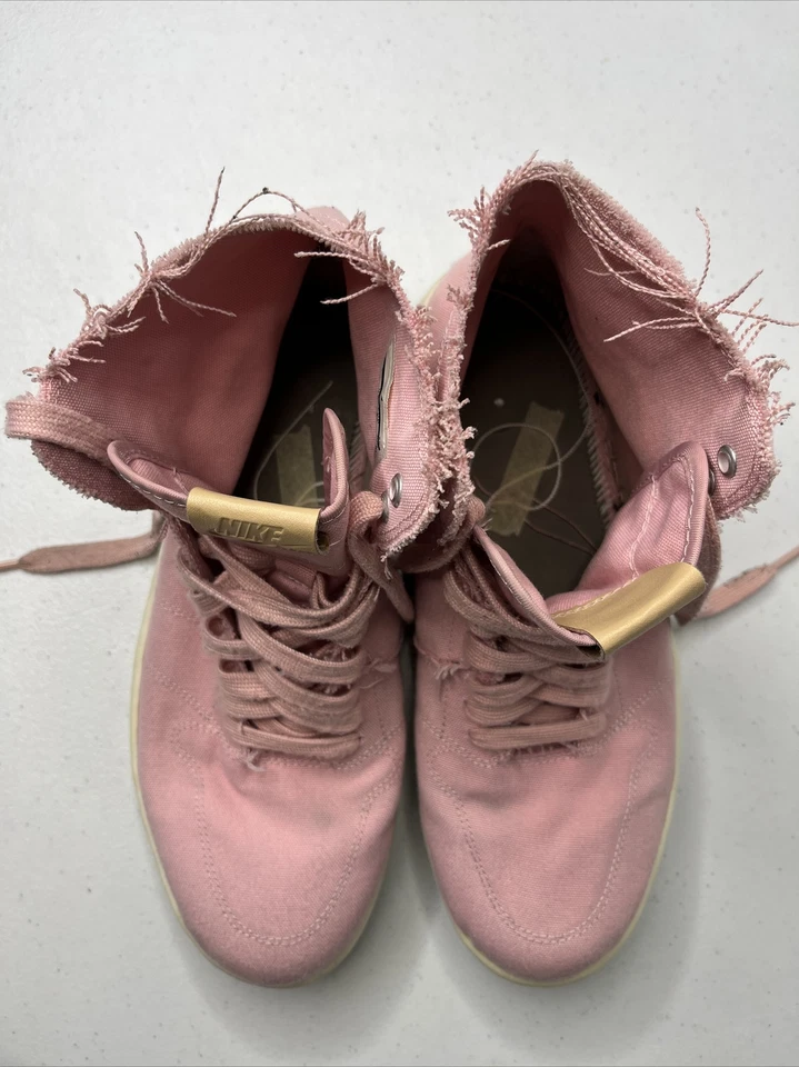 Nike Air Jordan 1 Retro Alto Deconstruido Pascua Rosa Lona 867338-620 Talla 9.5 Foto 3 de 4