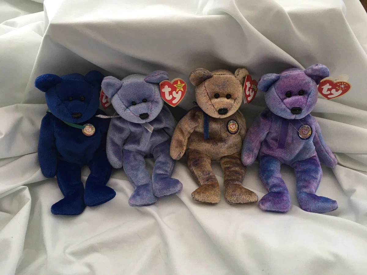 Ty Clubby I to IV Original Beanie Babies NWT set of 4 eBay