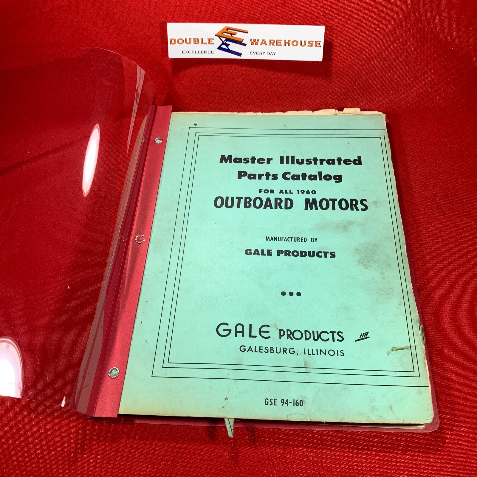 Vintage Gale Master Illustrated Parts Catalog for All 1960 Outboard