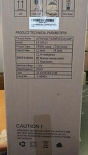 (1) NEW Ultraviolet Disinfection Lamp w/remote Black 5000 Hour Lamp 38W ST-XD-01