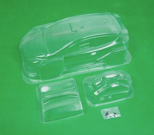 Clear Lexan Body 1:12 Ford Fiesta Rally with WRC decals to suit 1:10 RC M Series - Picture 4 of 8