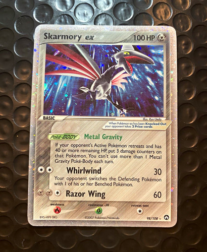 Skarmory ex EX Power Keepers 98/108 Holo Ultra Rare 100 HP English