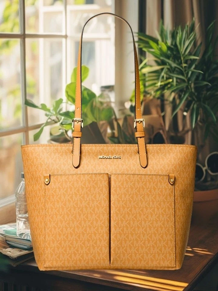 Michael Kors Jet Set Tote Orange Bags & Handbags for Women for