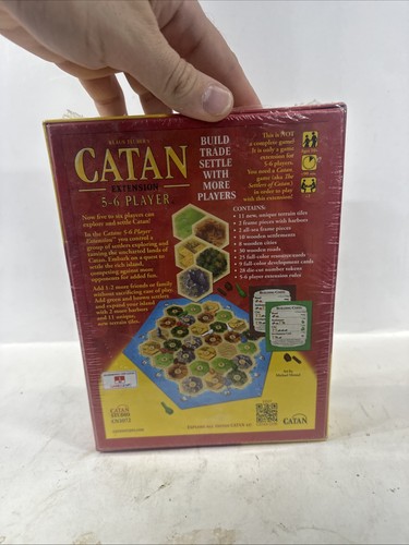 Klaus Teuber CATAN Extension 5-6 Player NEW SEALED! Catan Studio CN3072 - Picture 5 of 7