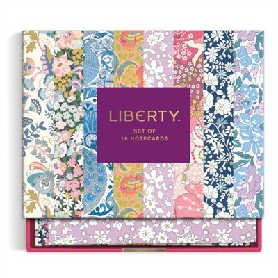 LIBERTY FLORAL GREETING/NOTECARD SET V2 by GALISON Non-book item Self Help