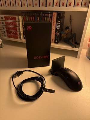 BenQ Zowie EC2-DW Ergonomische Gaming-/Esports-Maus, mit Zubehör & OVP