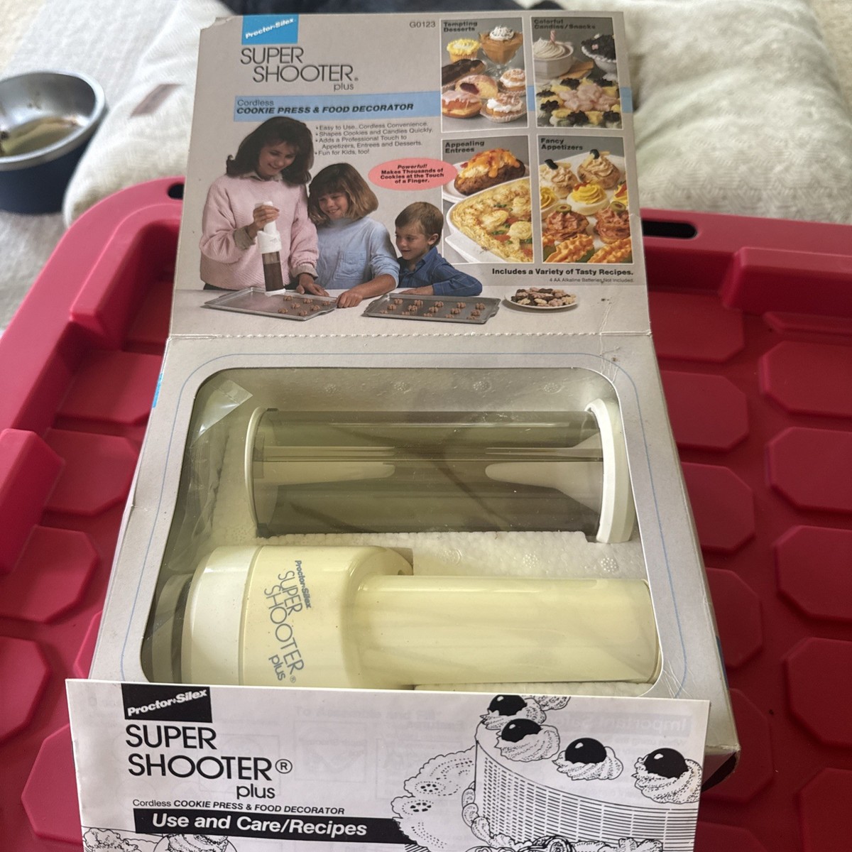Proctor Silex Super Shooter Plus Cordless Cookie Press & Food