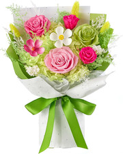 Flowers for Delivery Prime, Mother'S Day Forever Flower Bouquet, Preserved Pink