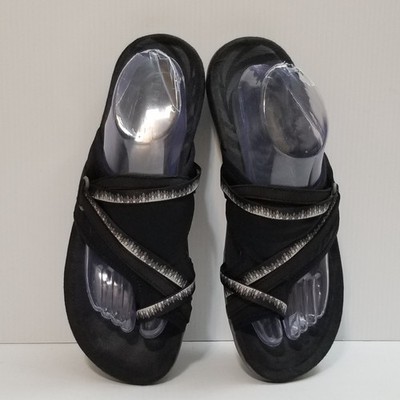 Merrell Terran 3 Cush Post Thong Toe Loop Black Strap Sandals J002728 Womens 11