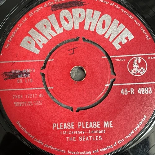 The Beatles – Please Please Me 7" Single Vinyl Record 1ST UK Press 1963 45R 4983