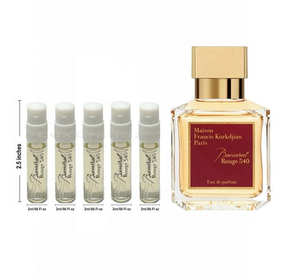 #ad #ad 5 PACK MFK BACCARAT ROUGE 540 Eau De Parfum Sample Spray 2ml 0.06oz FREE SHIP $29.95