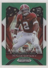 2021 Panini Prizm Draft Picks All-American Green Patrick Surtain II #199 lw9